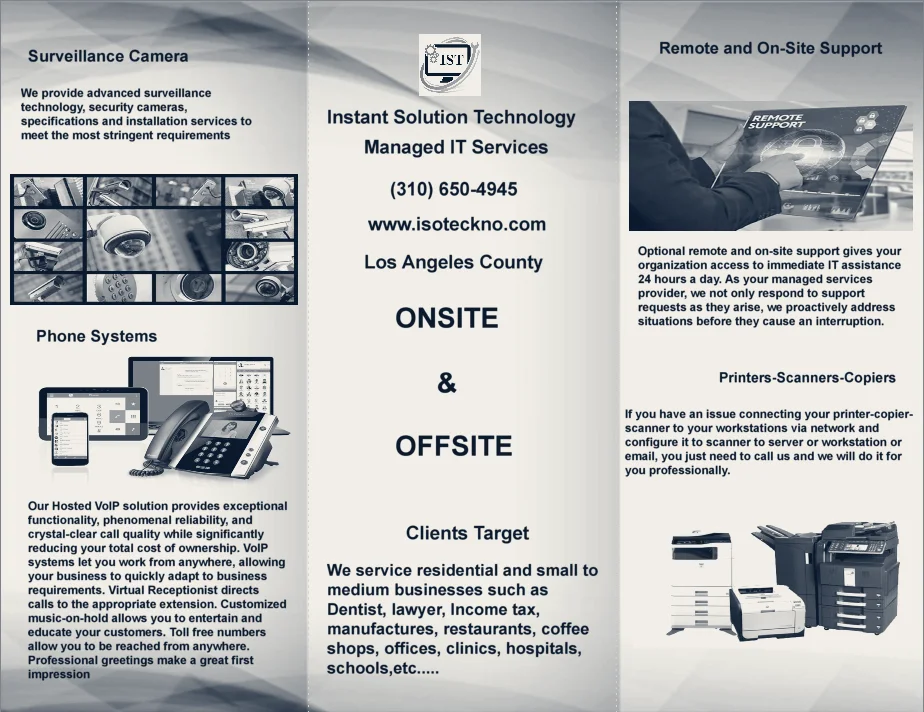 Instant Solution Technology — Hawthorne, California