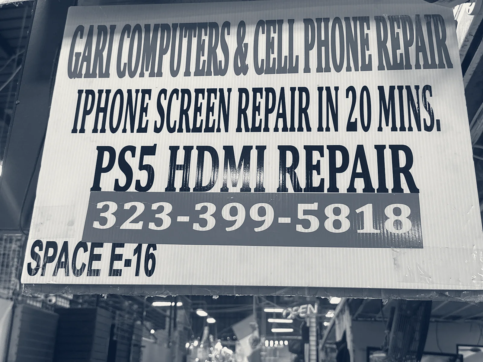 GARI CELL PHONE REPAIR AND COMPUTERS GAME CONSOLE REPAIR AND SELL AND BUY E16 FARO PLAZA — Vernon, California