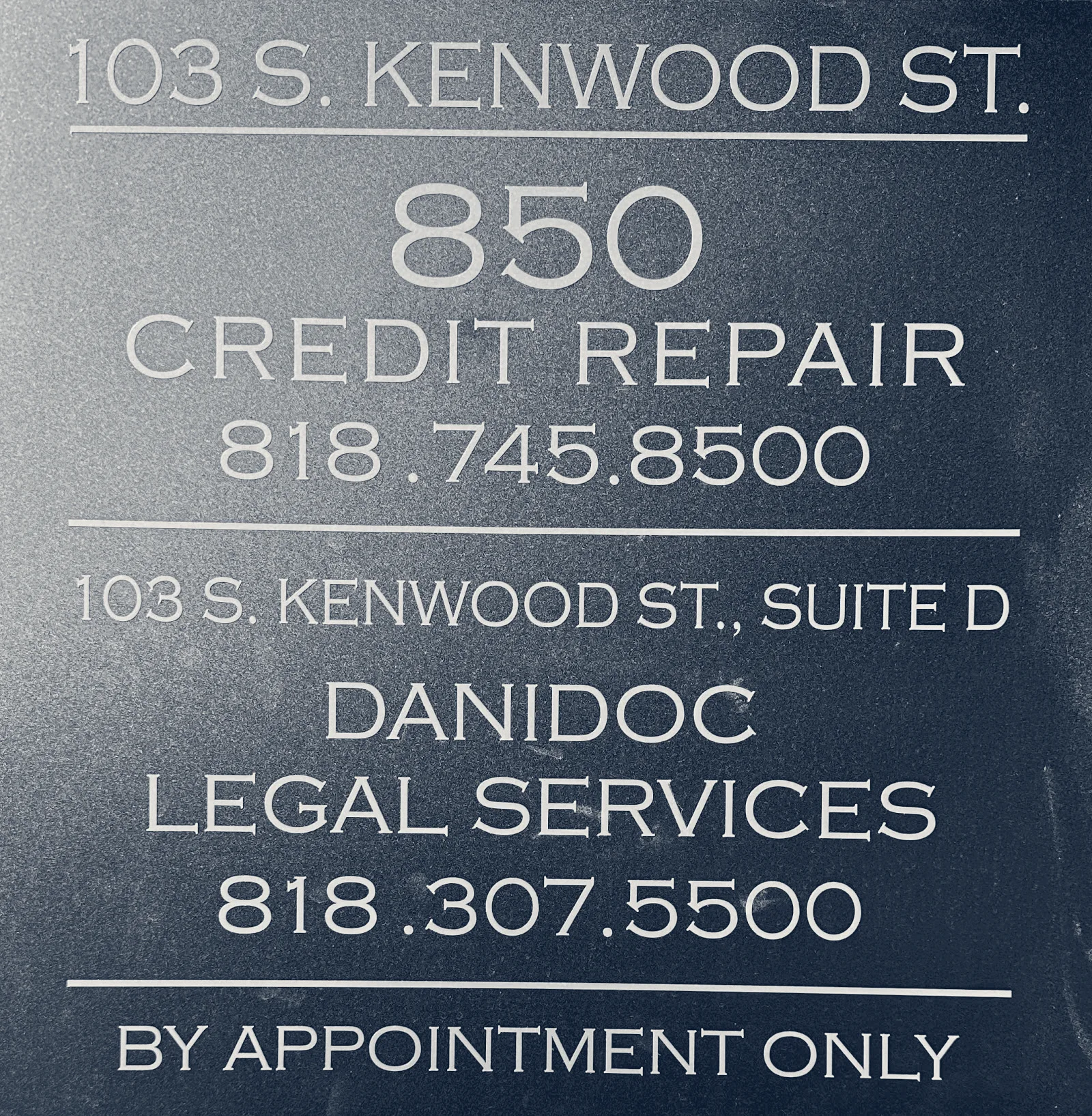 850 Credit Repair — Glendale, California