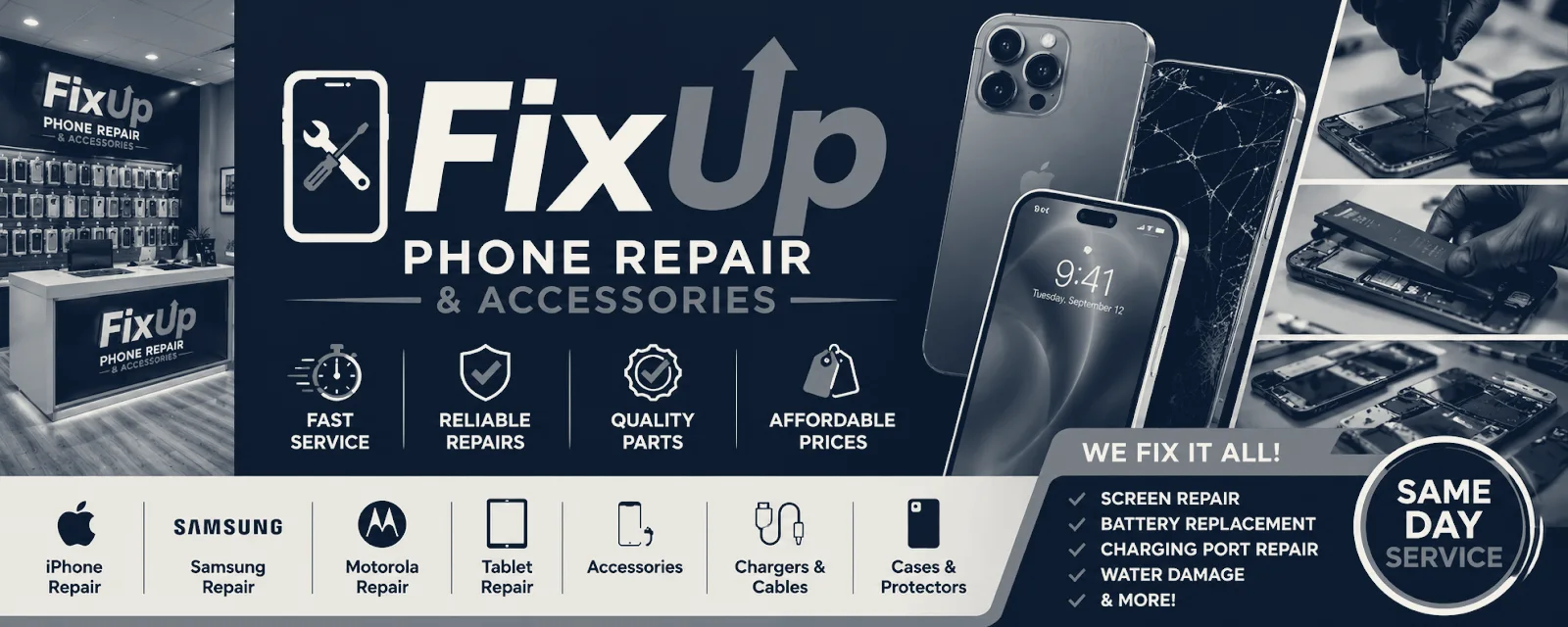 FixUp Phone Repair & Accessories | Reparación de Celulares — Lynwood, California
