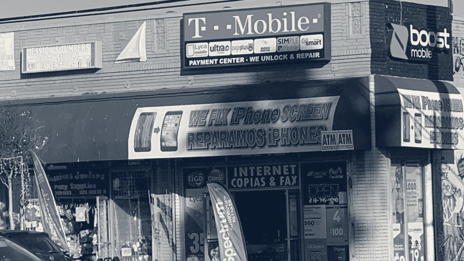 Cellphone Repair & Boost Mobile Payment — Los Angeles, California