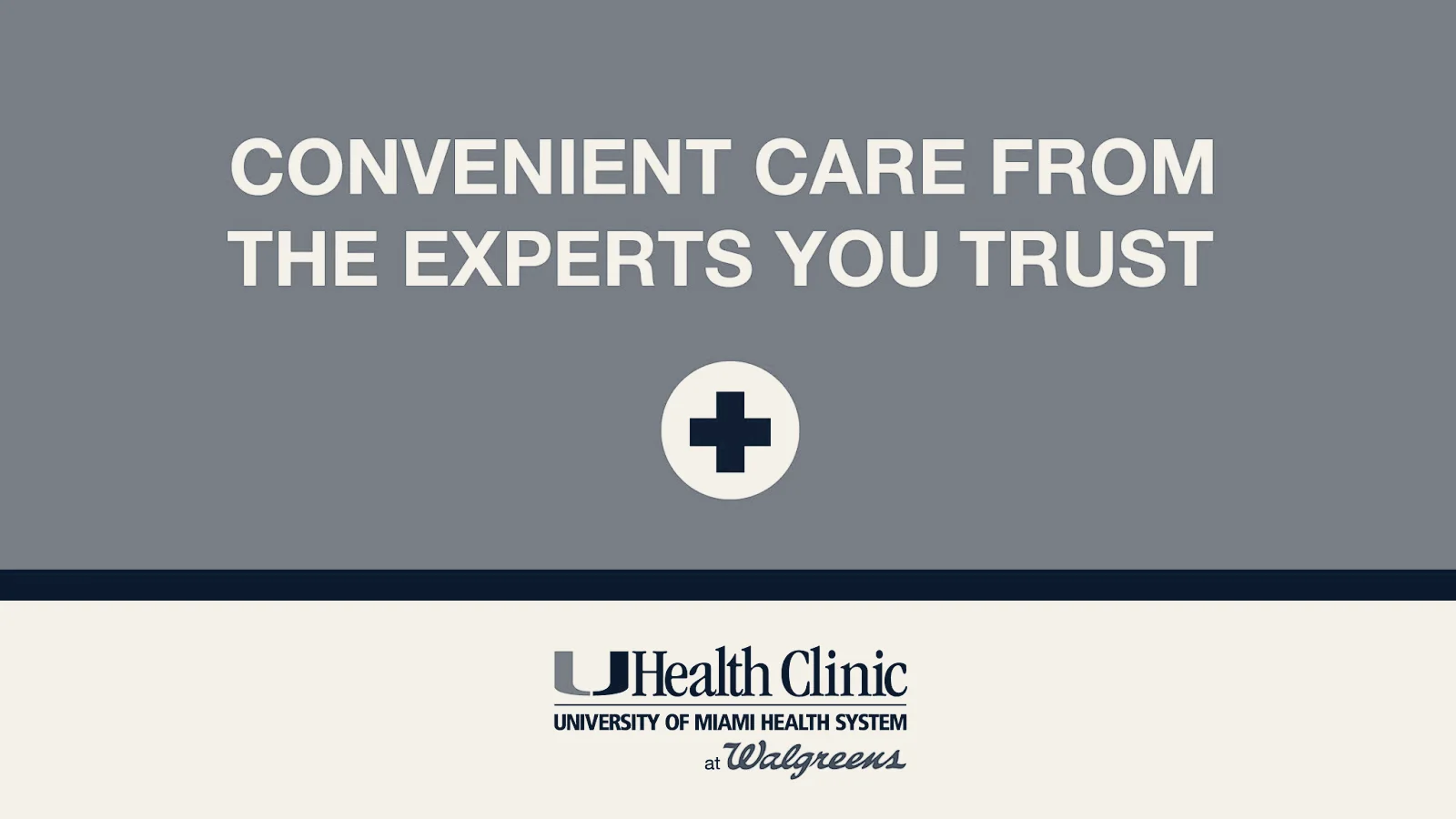 UHealth Clinic at Walgreens Biscayne — Miami, Florida