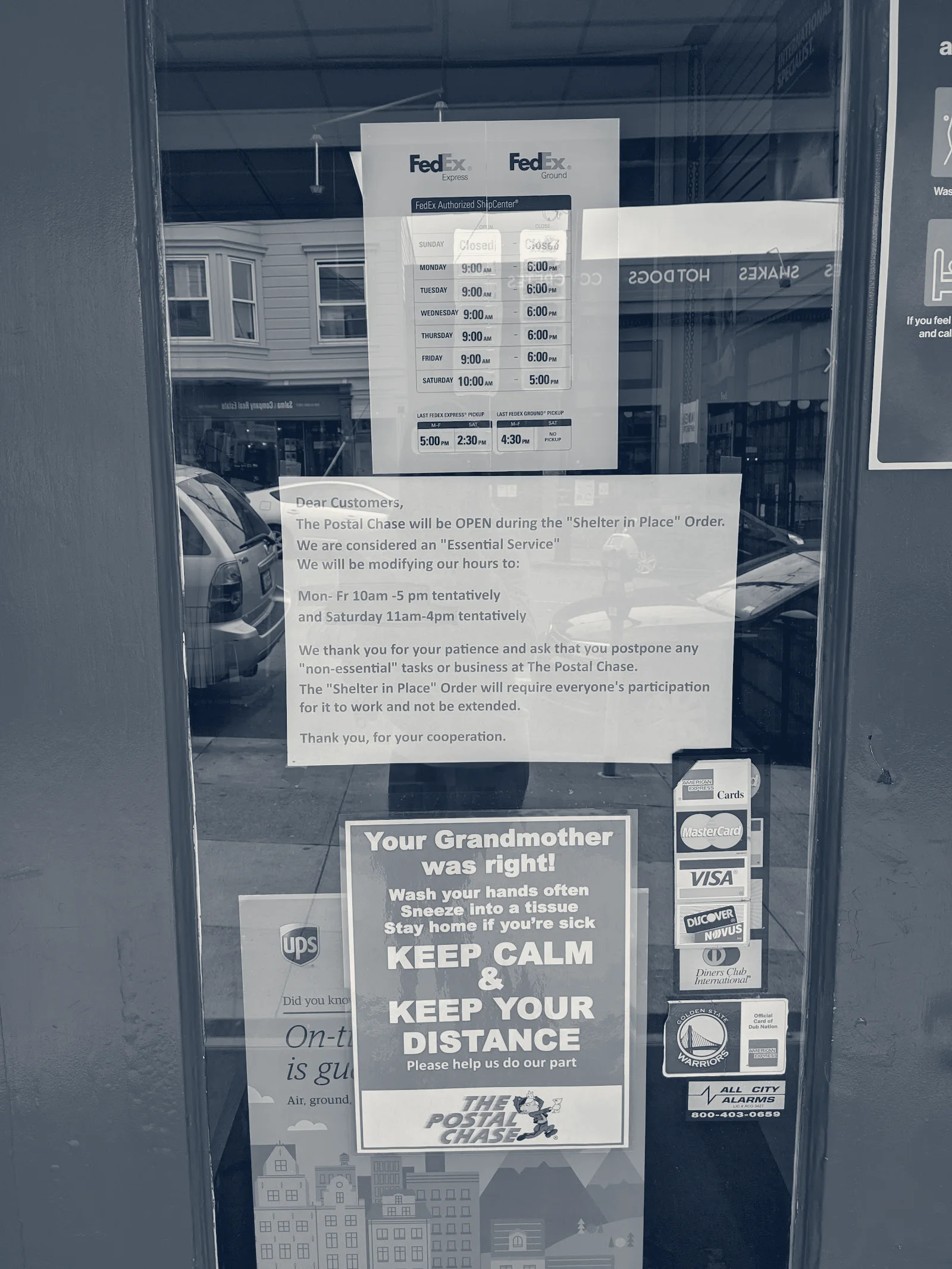 The Postal Chase — San Francisco, California