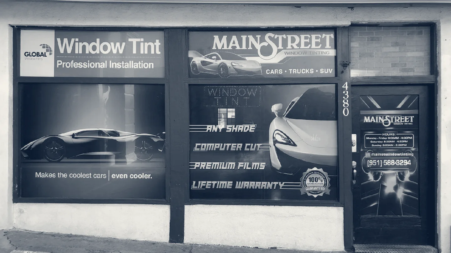 Main Street Window Tinting — Riverside, California