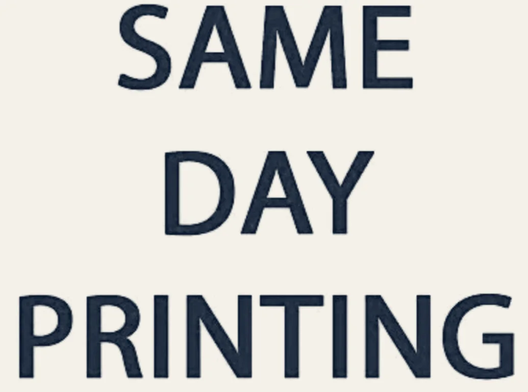 Same Day Printing Boston — Boston, Massachusetts