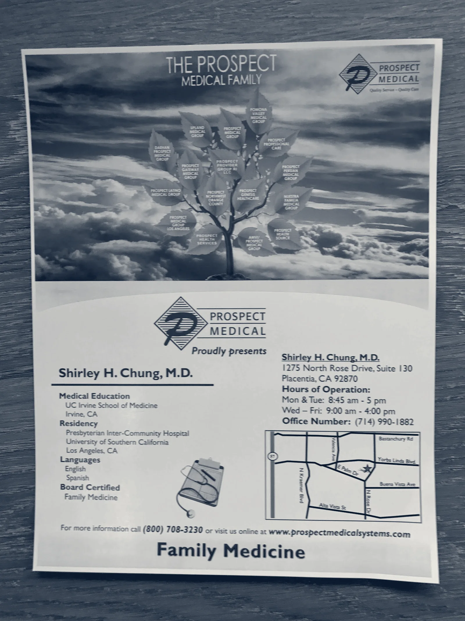 Shirley Chung, M.D. — Placentia, California