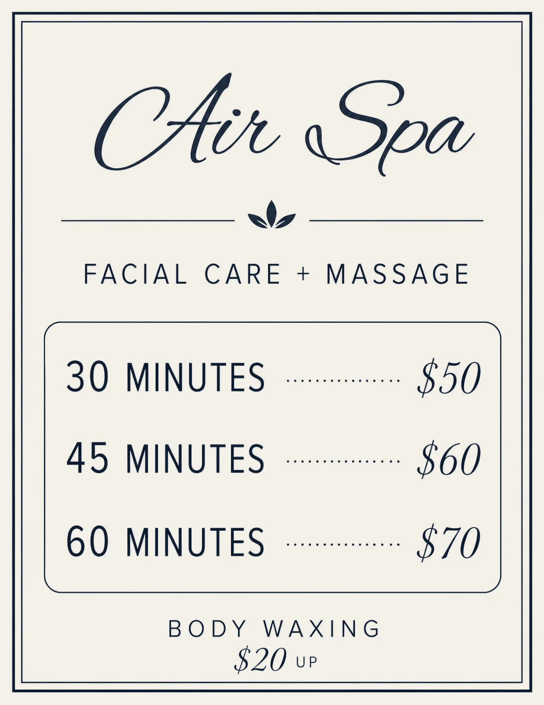 AIR SPA — Mission Viejo, California