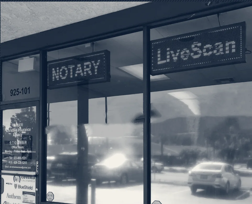 Notary Public — Monterey Park, California