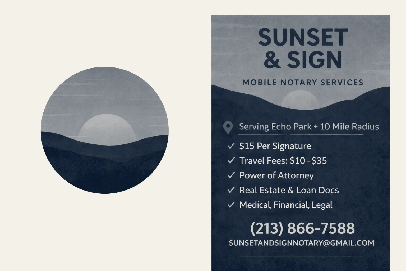 Sunset & Sign Notary — Los Angeles, California