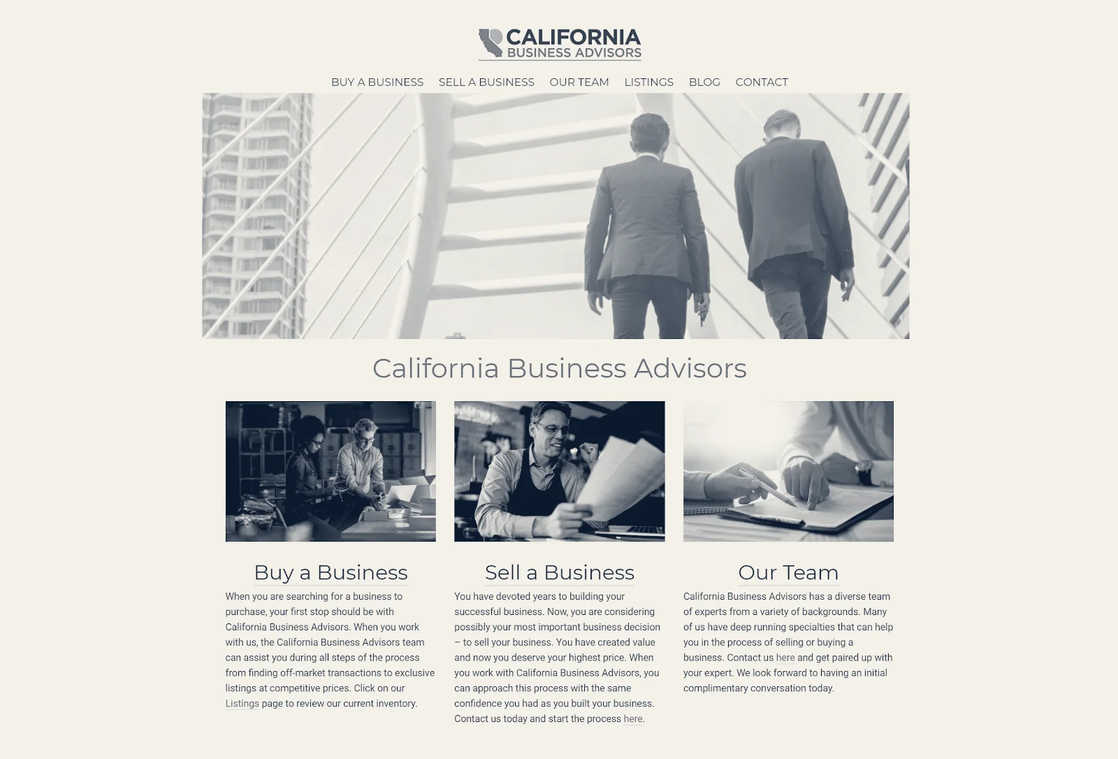 California Business Advisors, Inc. — La Jolla, California
