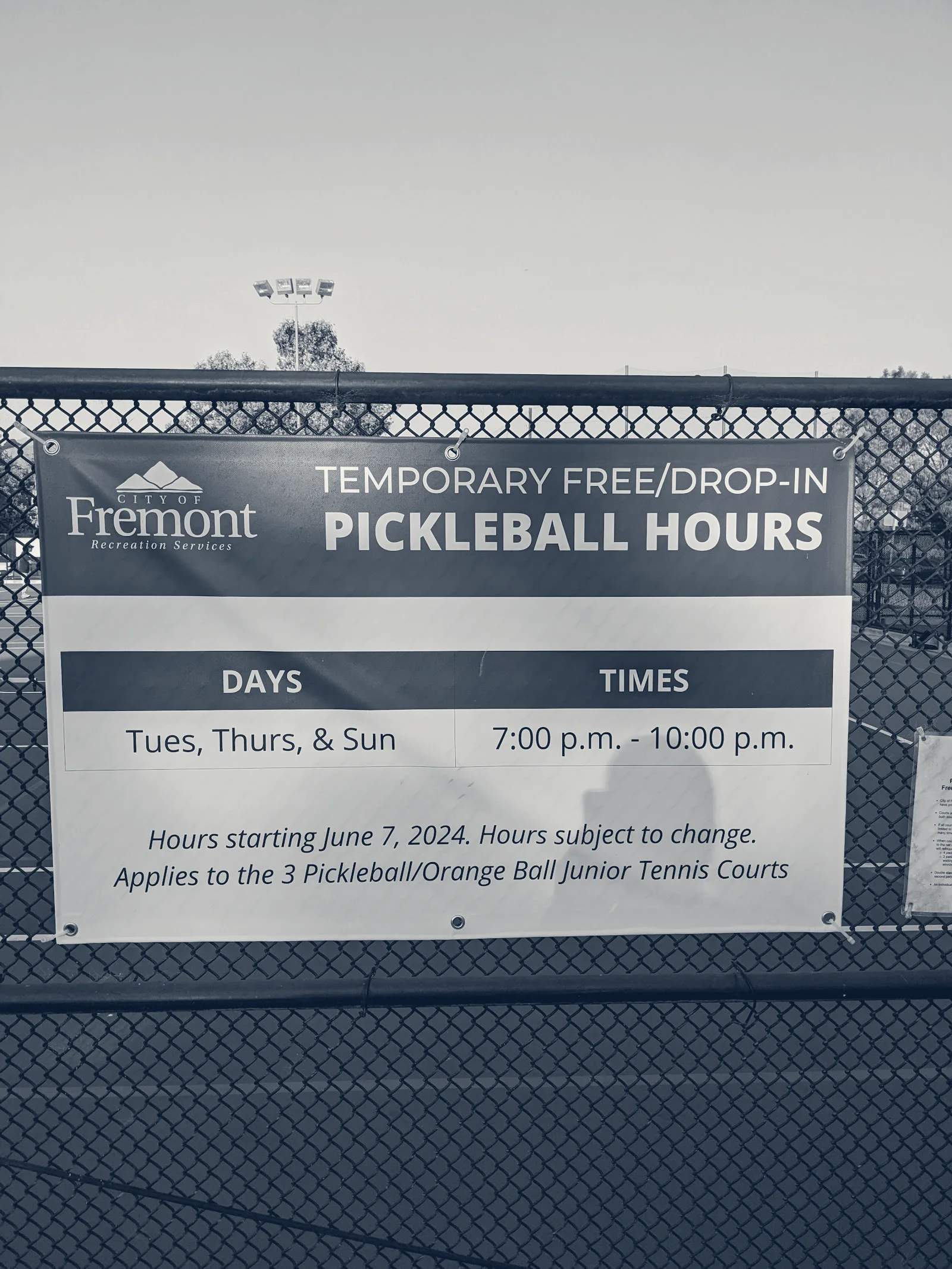 Fremont Tennis Center — Fremont, California