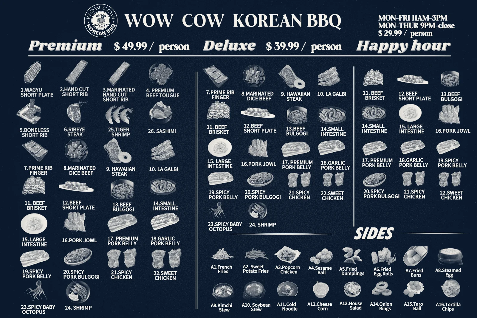 WOW Cow Korean BBQ & Seafood Boil — El Monte, California