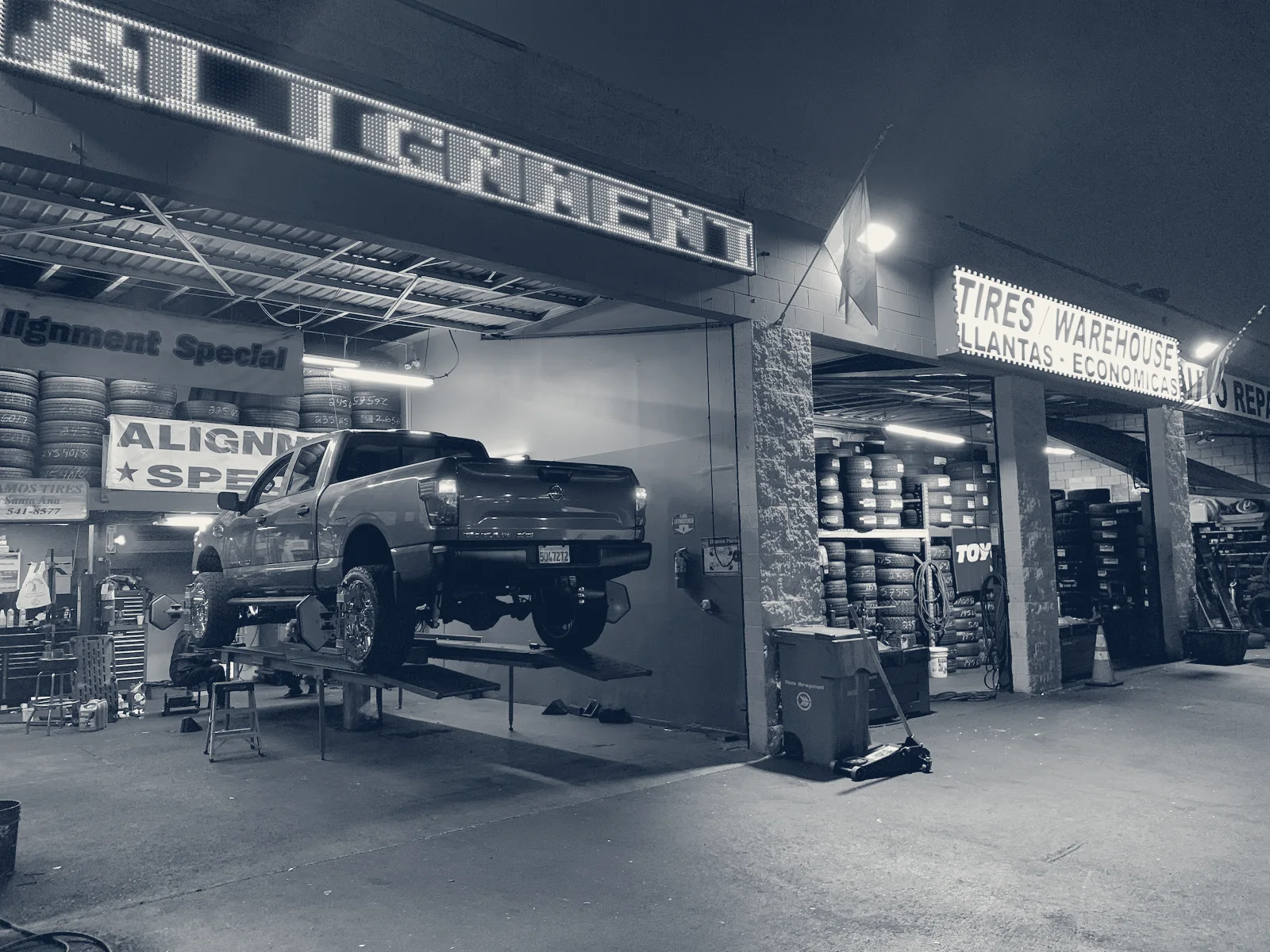 Romanos Tires and Auto Repair, Santa Ana, California